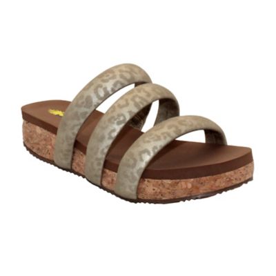 volatile gillette padded strap sandals