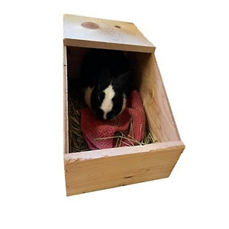 Sturdy Spacious nesting box for rabbits for Varied Animals