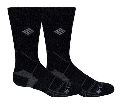 Columbia Sportswear Men's 2PP Hike Crew Socks, RCL538MUSGY12PR