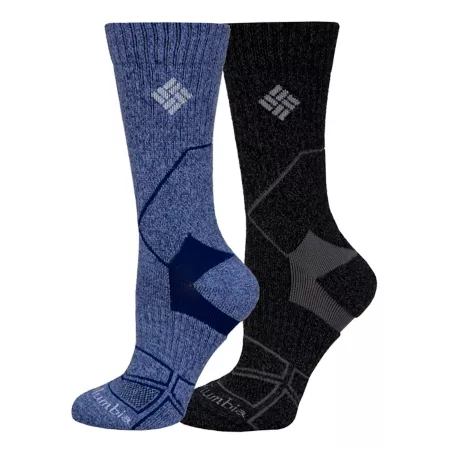 Columbia Sportswear Women's Active Hike Crew Midweight 2PP Socks 2 Pack Women's Crew Socks