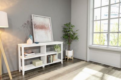 Image showing  2-Shelf Edenton Media/Sofa Console Table with Open Bookcase