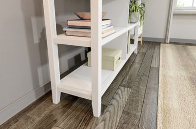 Image showing  2-Shelf Edenton Media/Sofa Console Table with Open Bookcase