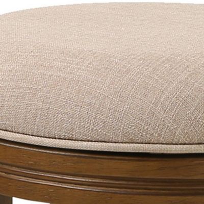 Image showing  Victoria Counter-Height Swivel Stool, 25 in., Cream/Honeysuckle