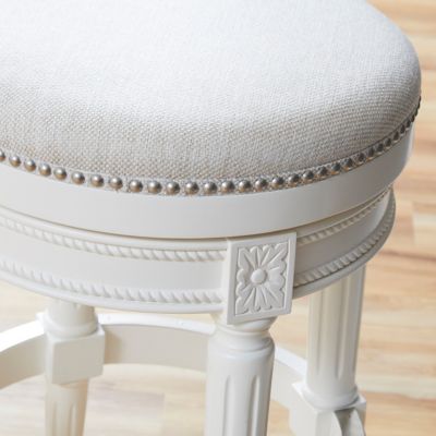 Image showing  Good Backless Chapman Bar-Height Stool, 30 in., White