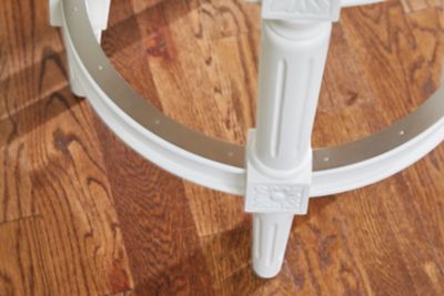 Image showing  Chapman Backless Wood Counter-Height Stool, 25 in., White