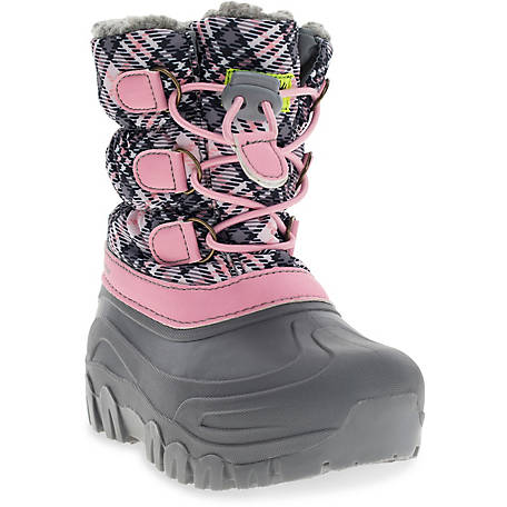 Western Chief Girls' Snowden Sweet Plaid Winter Boots