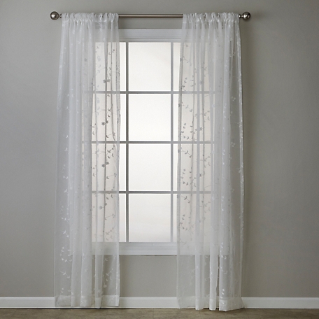 SKL Home Whispering Winds Window Panel, White