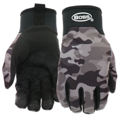 Boss Men's Task Camo Performance Fleece-Lined Gloves, 1 Pair Gloves