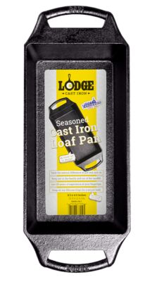 Lodge Cast Iron Cast-Iron 8.5 in. x 4.5 in. Seasoned Loaf Pan
