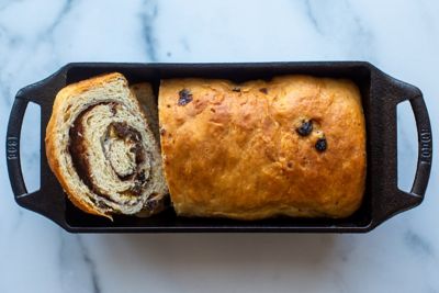 Image showing 6 th Lodge Cast Iron 8.5 in. x 4.5 in. Seasoned Loaf Pan