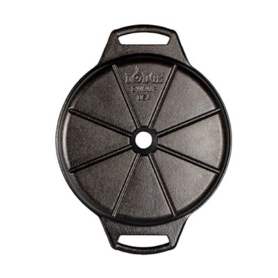 Image showing  11.69 in. x 1.19 in. Cast Iron Seasoned Wedge Pan