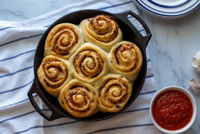 Image showing 5 th Lodge Cast Iron 10.25 in. Cast Iron Seasoned Baker's Skillet