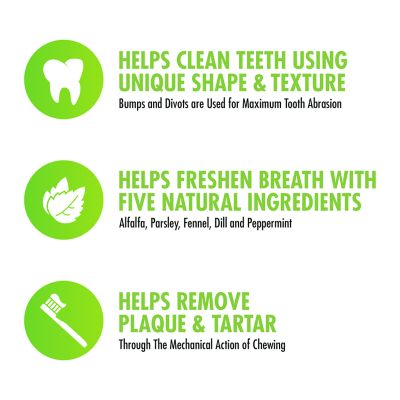 Image showing 9 th Minties Dental Dog Treats for Medium/Large Dogs 40+ lb.