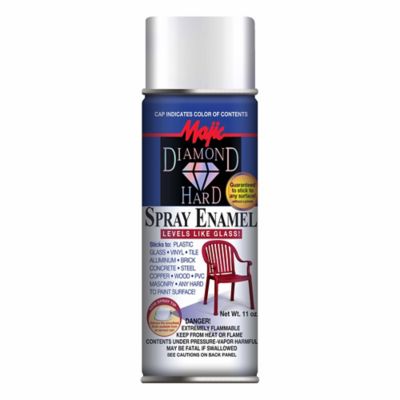 Majic Paints 8-21520-8 11 oz. Satin White Diamond Hard Spray