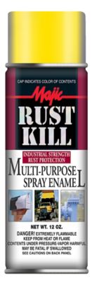 Majic Rust Kill Yellow Spray Paint