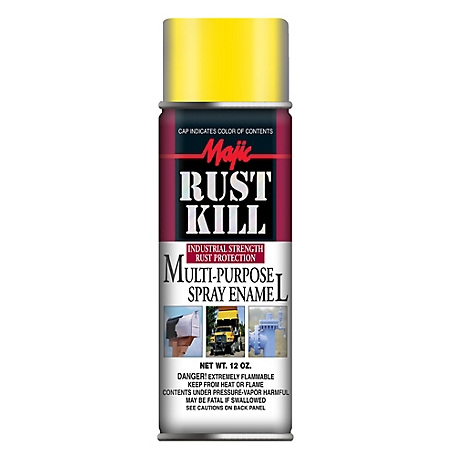 Majic Rust Kill Yellow Spray Paint
