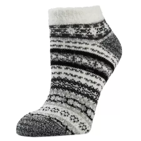 Little Hotties Fireside Vintage Fair Isle Women's Low Socks 1 Pair 12070 Women's Ankle Socks