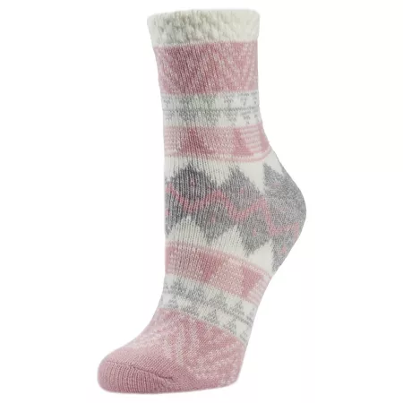 Little Hotties Fireside Right to a Fair Isle Crew Women's Socks 1 Pair 12077 Women's Crew Socks