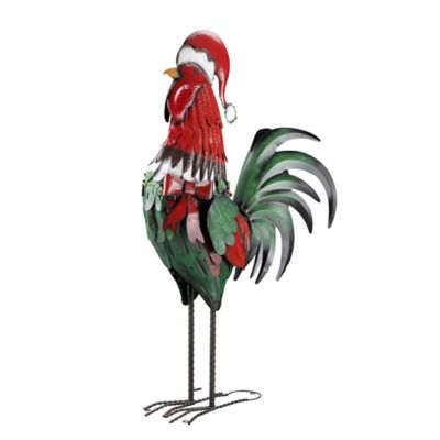 Red Shed 6 ft. Christmas Metal Rooster, ZT210229 at Tractor Supply Co.