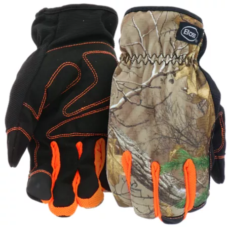 Boss Men's Thinsulate Task Realtree Edge Lined Synthetic Leather Work Gloves 1 Pair Work Gloves