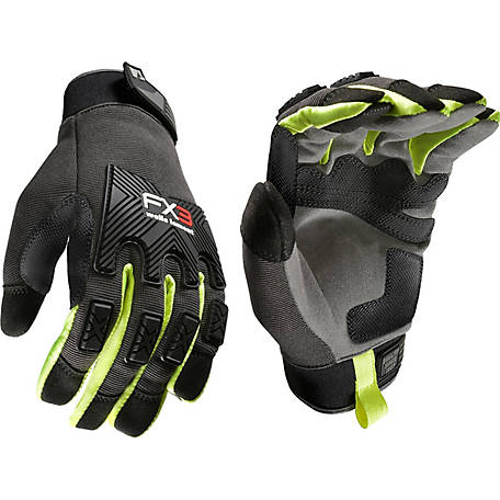 Wells Lamont FX3 Extreme Dexterity Synthetic Leather Impact Water-Resistant Gloves, 1 Pair