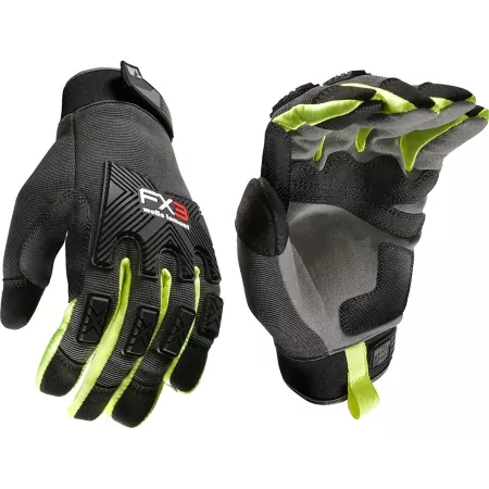 Wells Lamont FX3 Extreme Dexterity Impact Men's Water Resistant Synthetic Leather Work Gloves 1 Pair Work Gloves