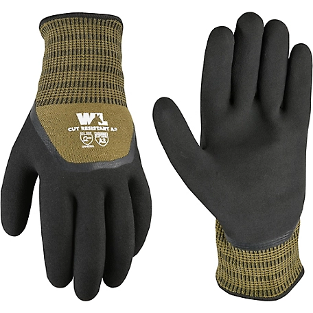 Wells Lamont A3 Cut-Resistant Latex Palm Dip Lined Gloves, 1 Pair at  Tractor Supply Co.