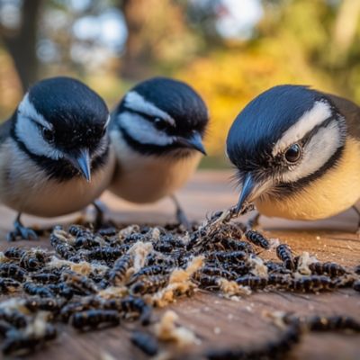 Image showing  Black Fly Larvae for Wild Birds, 16 oz.