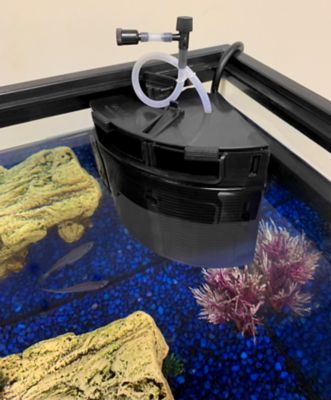 Supreme EZ Clean Dual Internal Filter for Aquariums up to 30 gal., Single Cartridge Filter