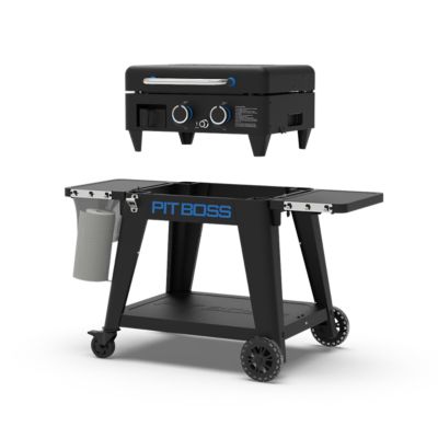 Image showing  2-Burner Lift-Off Ultimate Propane Gas Flat Top Griddle, 421 sq. in., Black
