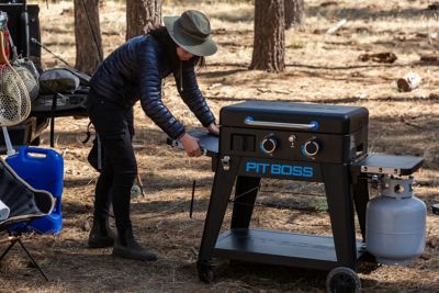 Image showing  2-Burner Lift-Off Ultimate Propane Gas Flat Top Griddle, 421 sq. in., Black