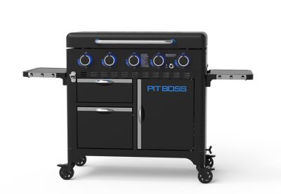 Pit Boss Gas 5-Burner Ultimate Griddle, Black/Blue