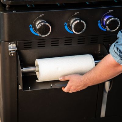 Image showing 6 th Pit Boss 5-Burner Ultimate Propane Gas Flat Top Griddle, 647 sq. in., Black/Blue