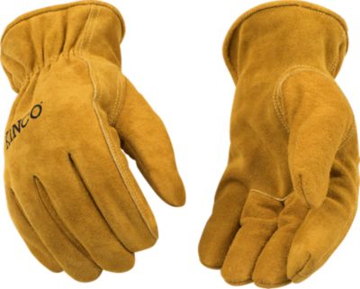 Image showing  Men's Heatkeep Thermal Insulated Premium Full Suede Cowhide Work Gloves, 1-Pair