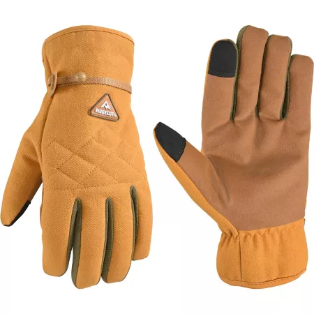 Women's Ridgecut Duck Canvas Work Gloves with Flannel Lining 1 Pair Work Gloves