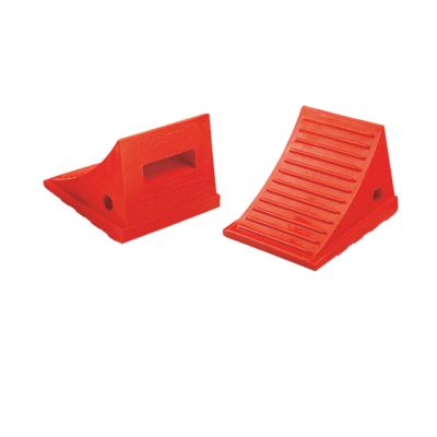 Checkers General-Purpose Utility Wheel Chock, 27-35 in. Tire Diameter, 30,000 lb. Load Capacity