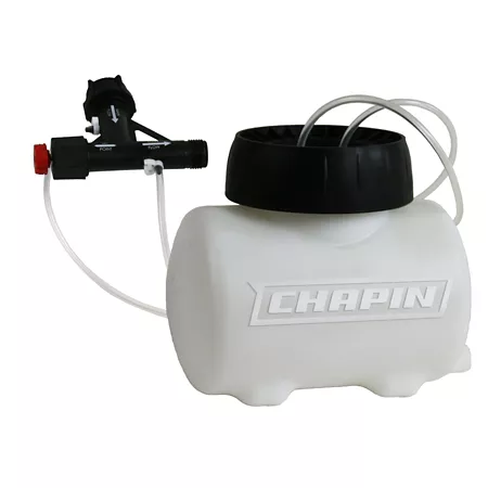 Chapin 4710: 1 gal HydroFeed In-Line Fertilizer Injection System for Sprinklers and Direct Hose Use Handheld Spreaders