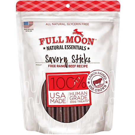 Full Moon Essential Beef Sticks Dog Treats, 22 oz.