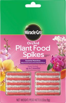 Miracle-Gro 0.32 oz. Orchid Plant Food Spikes, 10-Pack