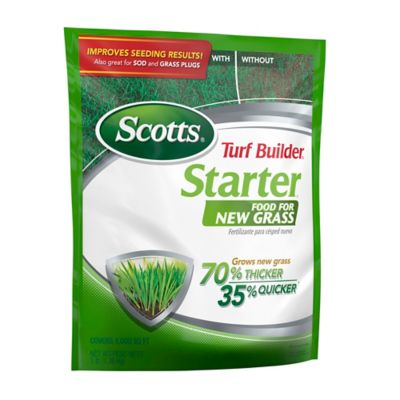 Image showing 6 th Scotts 3 lb. 1,000 sq. ft. Turf Builder Starter Food for New Grass