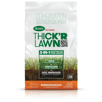 Scotts 12 lb. 1,200 sq. ft. Turf Builder THICK'R LAWN Bermudagrass