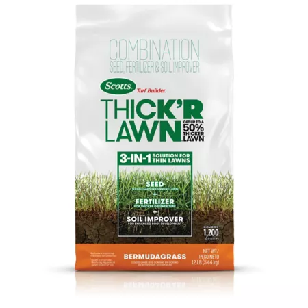 Scotts 12 lb 1 200 sq ft Turf Builder THICK'R PEWN Bermudagrass Grass Seed