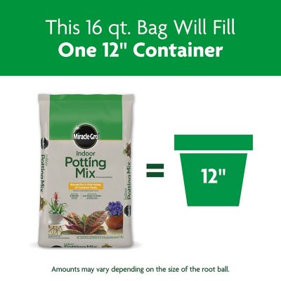 Image showing  Indoor Potting Mix, Blended for a Variety of Houseplants, 16 qt.