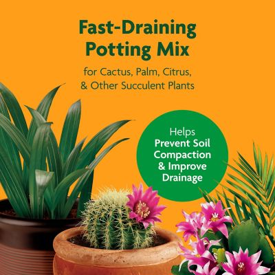 Image showing  8 qt. Cactus, Palm and Citrus Potting Mix, 2-Pack