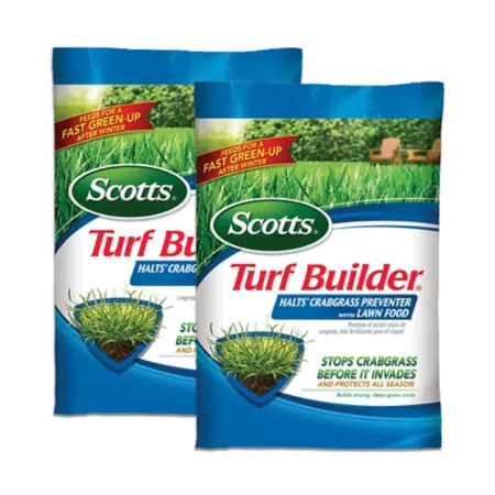 Scotts Turf Builder Stops Crabgrass with Lawn Food 2 Pack 13.35 lbs. Weed & Feed