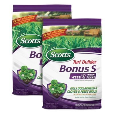 Scotts Turf Builder Bonus S Southern Weed & Feed2, 17.24 lbs., 2-Pack Worked well on some weeds