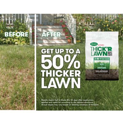 Image showing  22 lb. Turf Builder Thick'R Lawn and EZ Seed Patch and Repair Sun and Shade Bundle