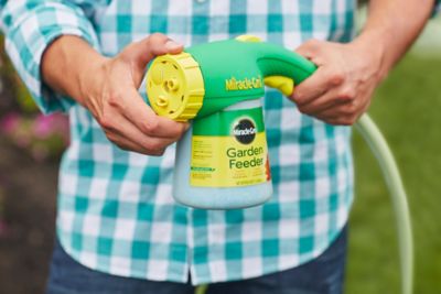 Image showing 5 th Miracle-Gro 1.5 lb. 600 sq. ft. Water Soluble All-Purpose Plant Food and Garden Feeder Bundle
