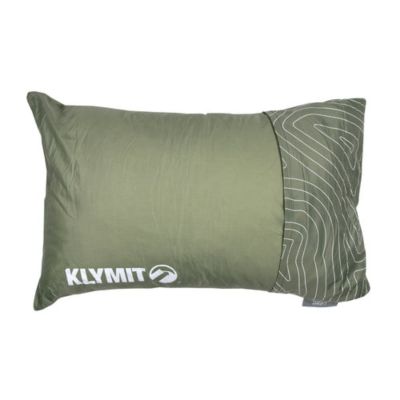 Klymit Drift Camping Pillow, Large, 23 in. x 16 in., Green