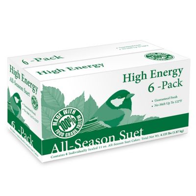 Heath Outdoor Products Bird's Blend High-Energy Suet Cakes, 6-Pack